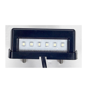 battery operated license plate light