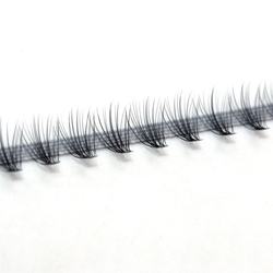 Heat Bonded 0.03 Cluster Lashes 20D Individual Lashes Knot Free Rapid Flare Eyelash Extensions