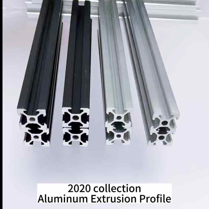 European Standard 6063 T5 Aluminum Extrusion 20*20 V/T Slot CNC 3D ...