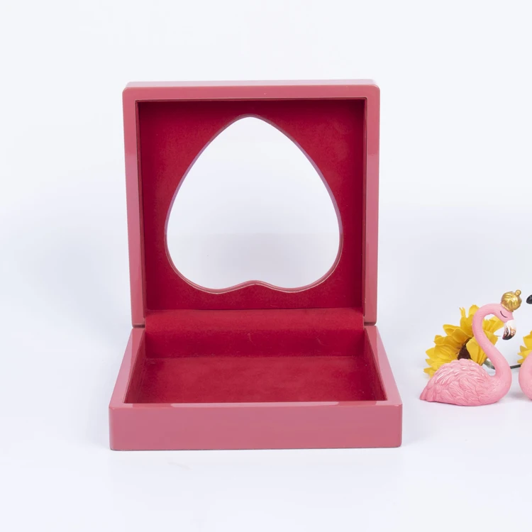 KSA Jeddah season 2020 Custom Very Small Wooden Heart Shape Chocolate Package Box For Gift