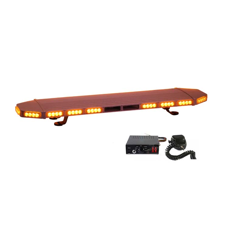 Starway 48 дюймов низкопрофильный аварийный светильник CREE 3 Вт мигающий предупредительный Полный световой сигнал с динамиком сирены 100 Вт