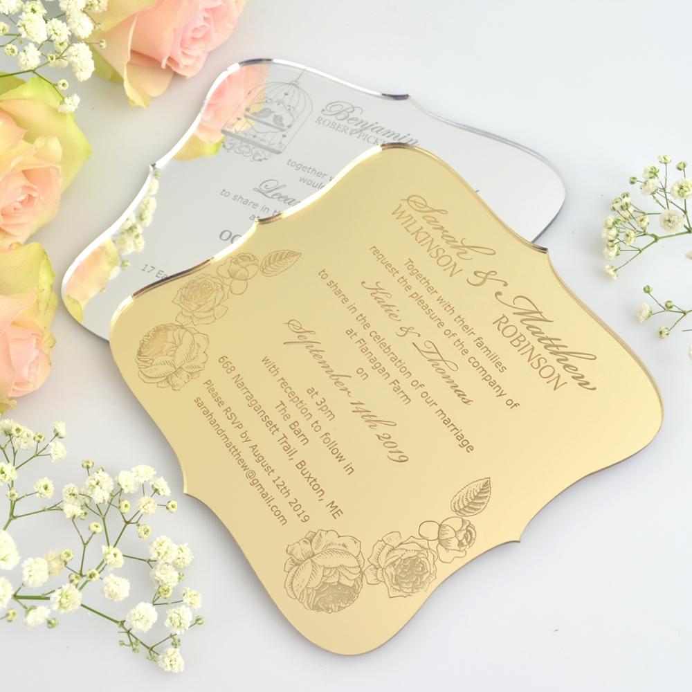 Высокий класс Свадебные карта свадебная пригласительная карта