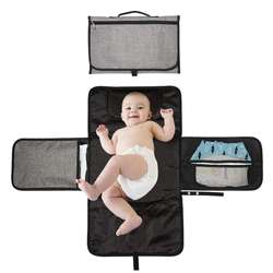 Wholesale cheap Portable  Waterproof Travel Diaper Clutch Changing Pad for Baby