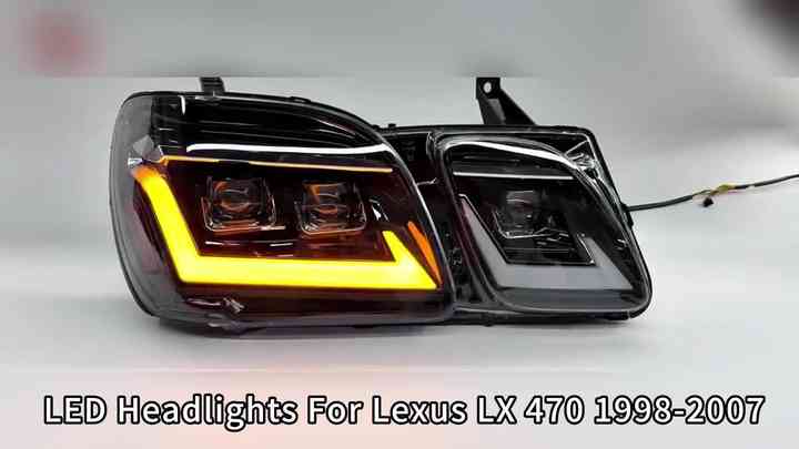 HCMOTIONZ LED Head Lamps for Lexus LX 470 (1998-2007) - DRL