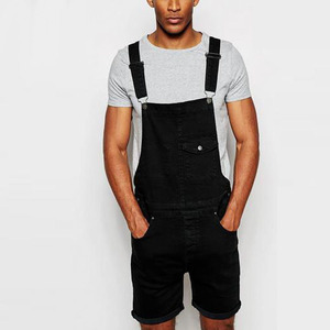 men's dungarees black