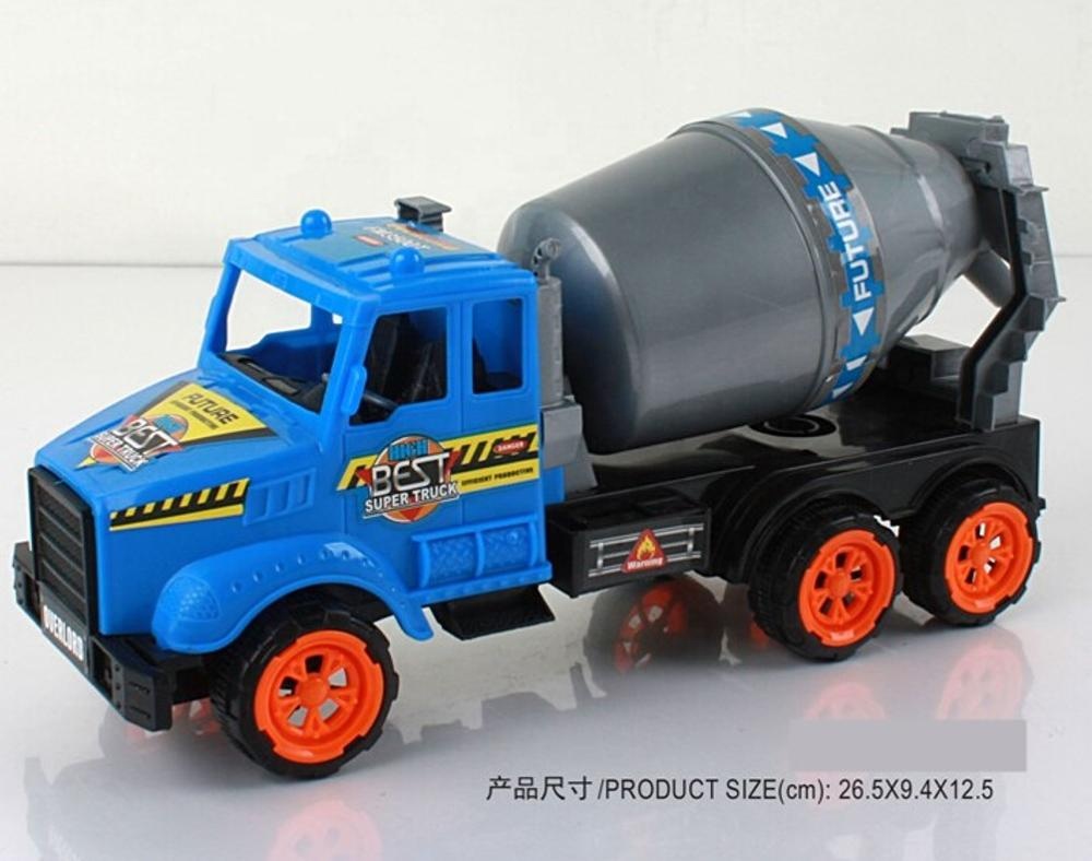 Недорогой пластиковый смешной фрикционный автомобиль, инженерные транспортные средства, строительный грузовик, игрушки для детей