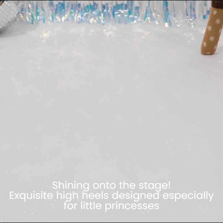 Sparkling BowTie Mary Jane Flats Girls Glittery Kid Children Party