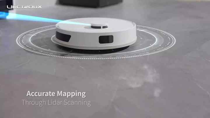 LIECTROUX M70 Smart Laser Robot Vacuum Cleaner Dust Collector