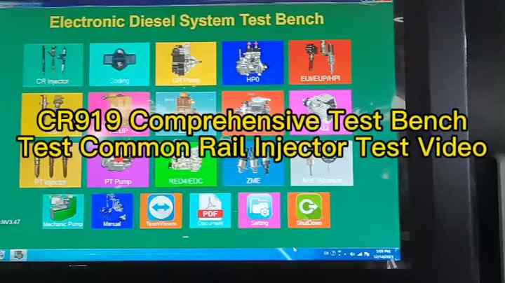 Cr918 Cr919 Cr 1018 Diesel Fuel Injector Pump Test Bench