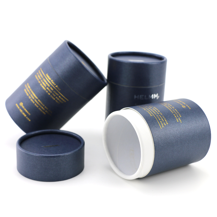 Paperboard Boxes For Cosmetic Products Silkprinting Embossing Cylindrical