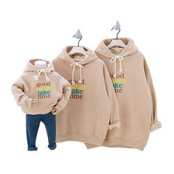 SADI fashion 90% cotton sweatshirt mens hoodies sweatshirts matching mom and daughter