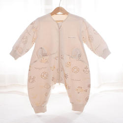 Soft Cute Printed Design Muslin Wearable Plain Dyed Children Baby Sleeping Bag