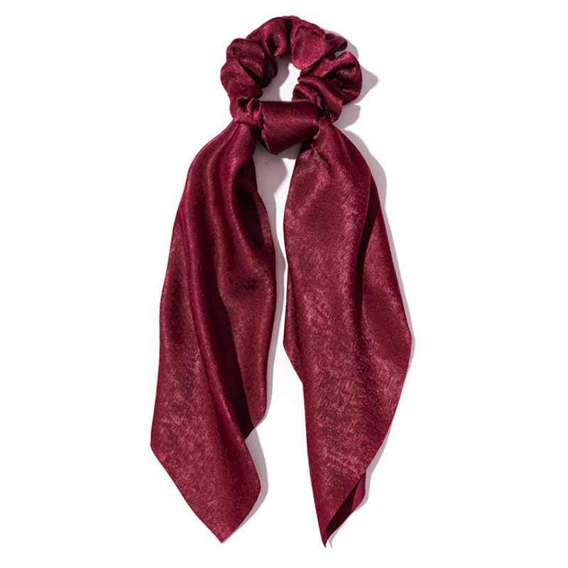 Новое дизайнерское кольцо для волос из атласной ленты, женское тканевое кольцо для девочек, аксессуары для волос, резинки для волос