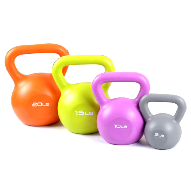 wholesale fitness gym colorful steel competition kettlebell