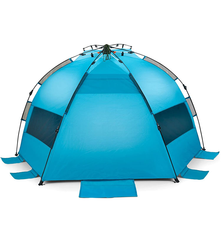 Custom Hexagon Family Size, Backpacking Portable Cabana 2-3 Person Fishing Anti Uv Sun Commercial  Outdoor Sports Beach Tents/