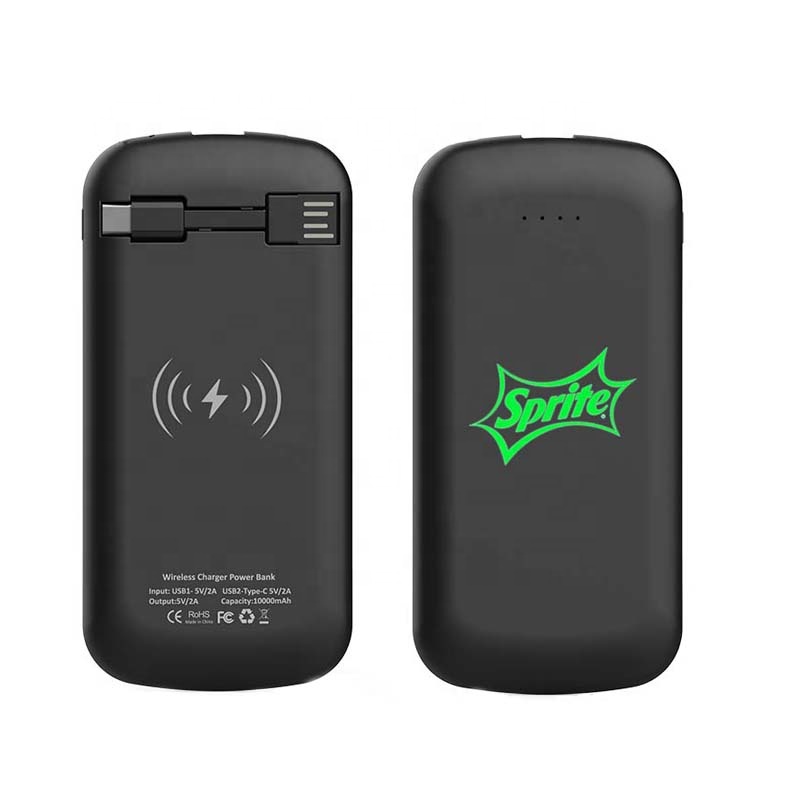 Горячая Распродажа, светодиодный светильник, беспроводное зарядное устройство, внешний аккумулятор, VPB-969WL, новинка, 10000 мАч, портативный литий-полимерный аккумулятор, светодиодный дисплей, TYPE-C