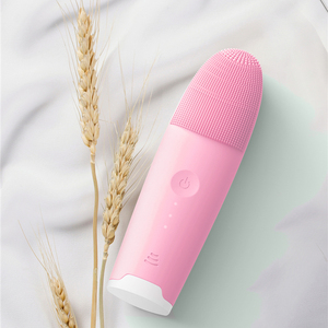 Competitive price two-side beauty personal care electric portable silicone facial cleansing brush