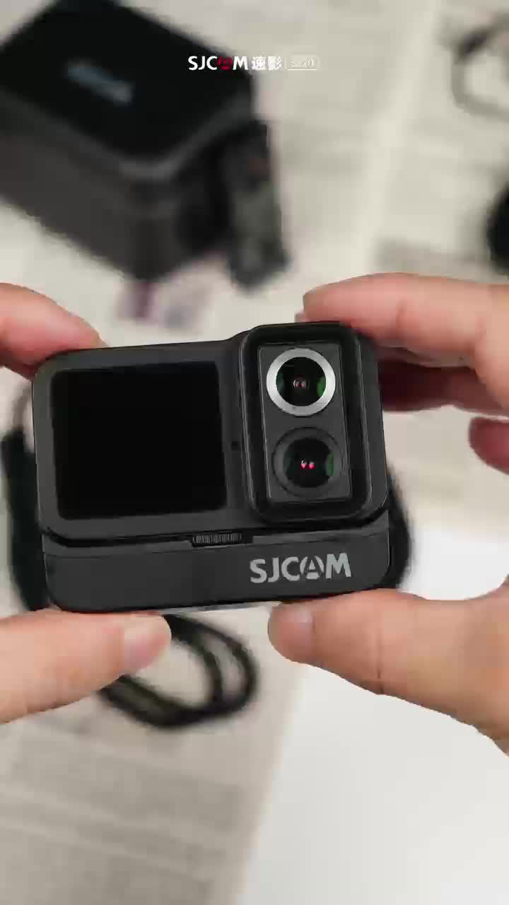 SJCAM SJ20 Action Camera 4K con Microfono, Dual Lens, Super Night, Nero | 8H, attacco magnetico, HDR, zoom 8X, subacquea, nero, camera ideale per viaggi, moto e attività outdoor SJCAM SJ20 Action Camera 4K con Microfono, Dual Lens, Super Night, Nero | 8H, attacco magnetico, HDR, zoom 8X, subacquea, nero, camera ideale per viaggi, moto e attività outdoor