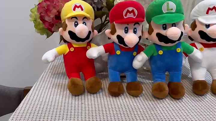 スーパーマリオブラザーズぬいぐるみマリオヨッシー恐竜ゲーム