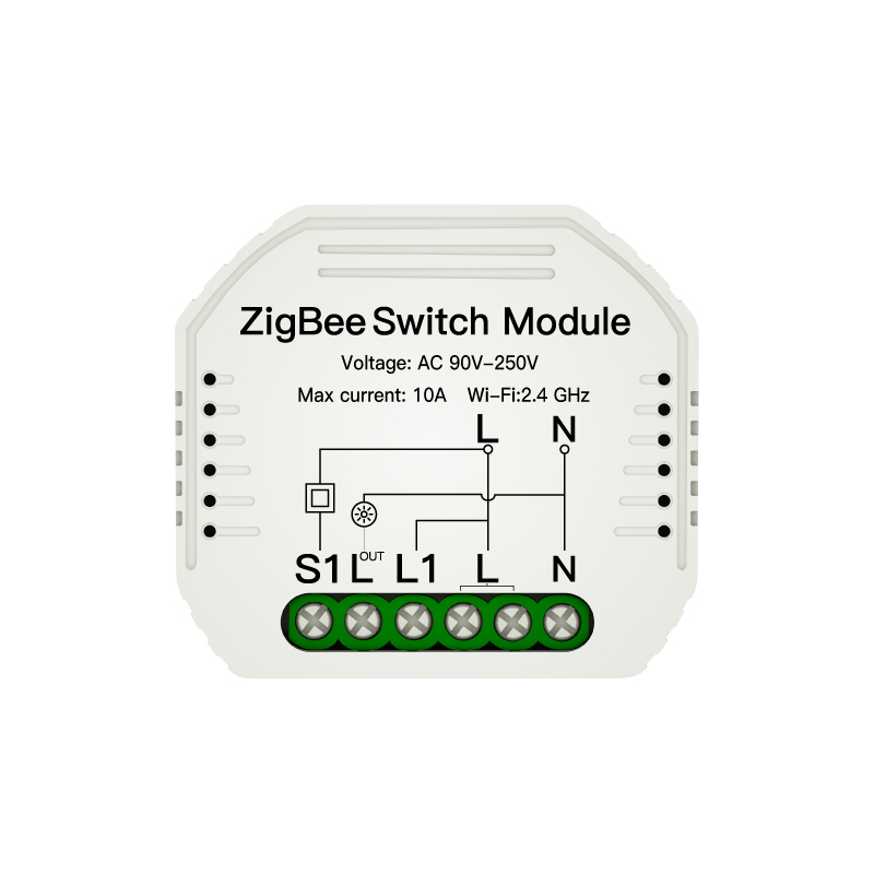 Wi-Fi 2 gang Tuya Zigbee 3,0 беспроводной настенный модуль, домашняя автоматическая система