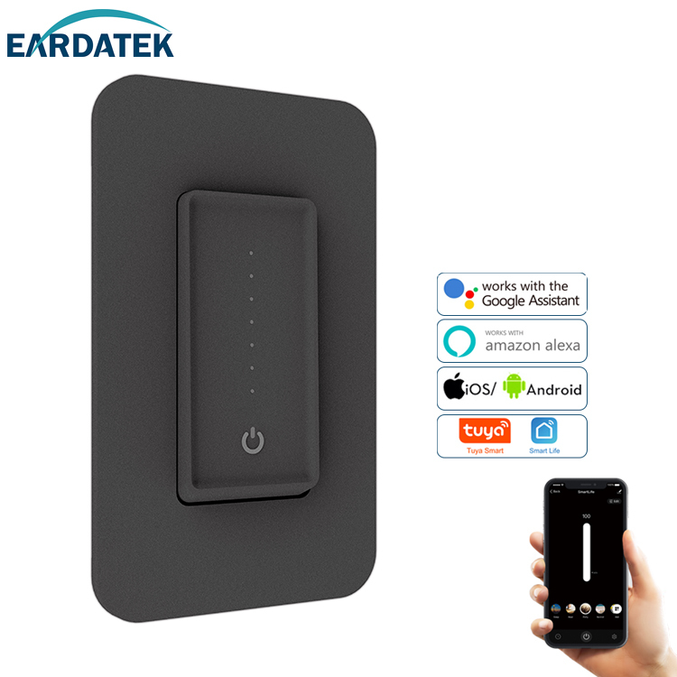 Современный умный настенный диммер Earda с Wi-Fi, электрические переключатели