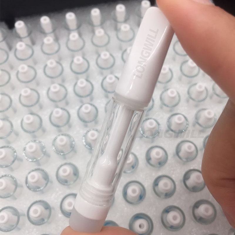 Longwill интернет-магазины Канада Полный керамический Cbd Vape картридж упаковка Vape картридж 1 мл Полный керамический Vape картридж