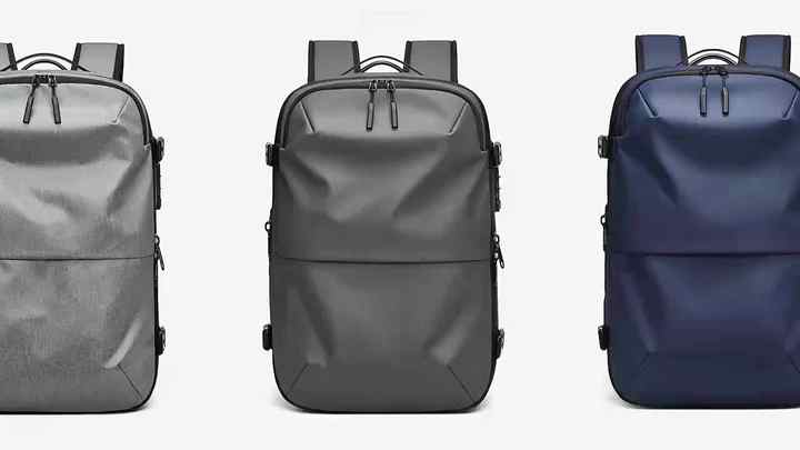 Large Capacity Expandable 19-Inch Laptop Backpack Smart Carry Handle Custom  Lock Display Travel Vacuum Compression Backpack