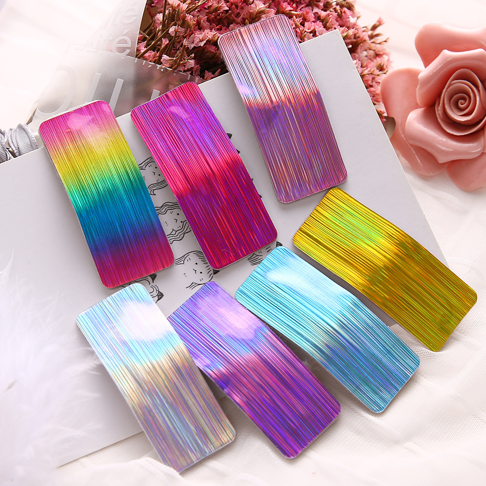 Mini Round Flower Shiny Glittery Cute Plastic Hair Snap Claw Styling 2880 Clips