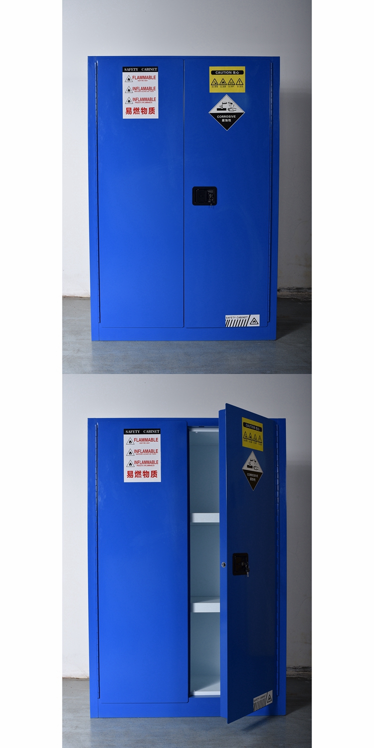341L Fire Safety Cabinet Metal Flammable Liquid Cabinet Fireproof Safety Cabinet