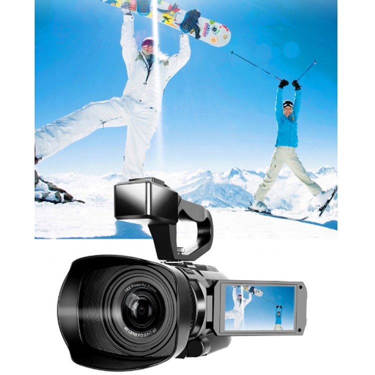 4K Digital Camcorder 3.0 Inch Touch Screen Night Vision WiFi digital camera