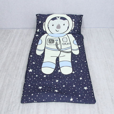 中国工厂独特的可折叠软户外卡通太空人新生婴儿睡袋弹簧