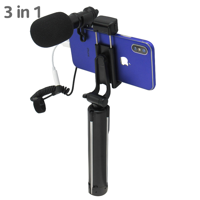 Mini Con Cable Selfie Palos Monopie C Disparador Temporizador Polo Teléfono Cámara Titular