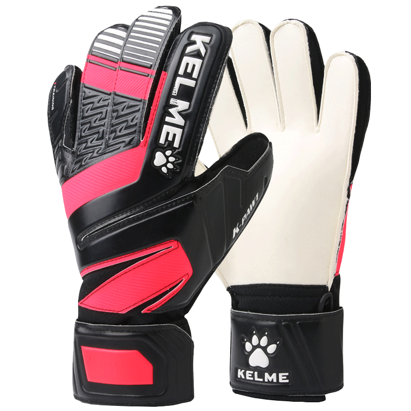 Профессиональные тренировочные перчатки для вратаря KELME, пенопластовые футбольные перчатки, футбольные перчатки, утолщенные полностью латексные Клубные мужские перчатки с 5 пальцами