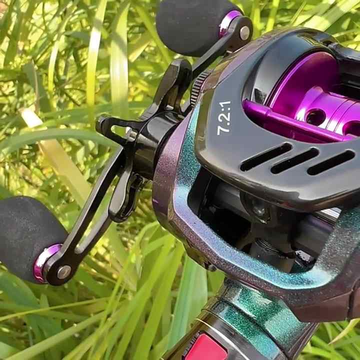 7:2:1 Baitcasting Fishing Reel 4+1 Bearings 10KG Max Drag Break Baitcasting Reel for Lake and River Fishing 7:2:1 Baitcasting Fishing Reel 4+1 Bearings 10KG Max Drag Break Baitcasting Reel for Lake and River Fishing