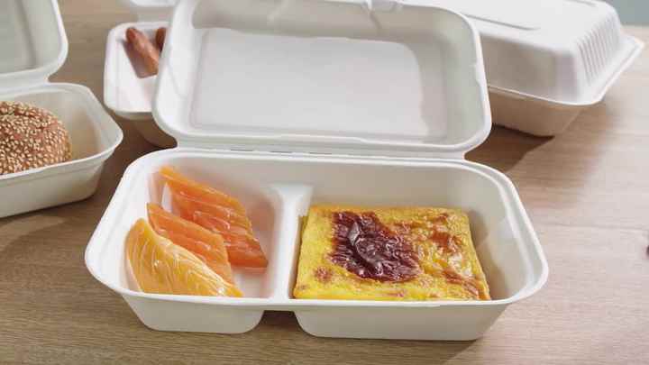 Wholesale Biodegradable Sugarcane Take Out Food Container Disposable ...