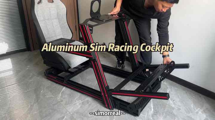 DIY Driving Simulator Adjustable Cockpit for Racing Games