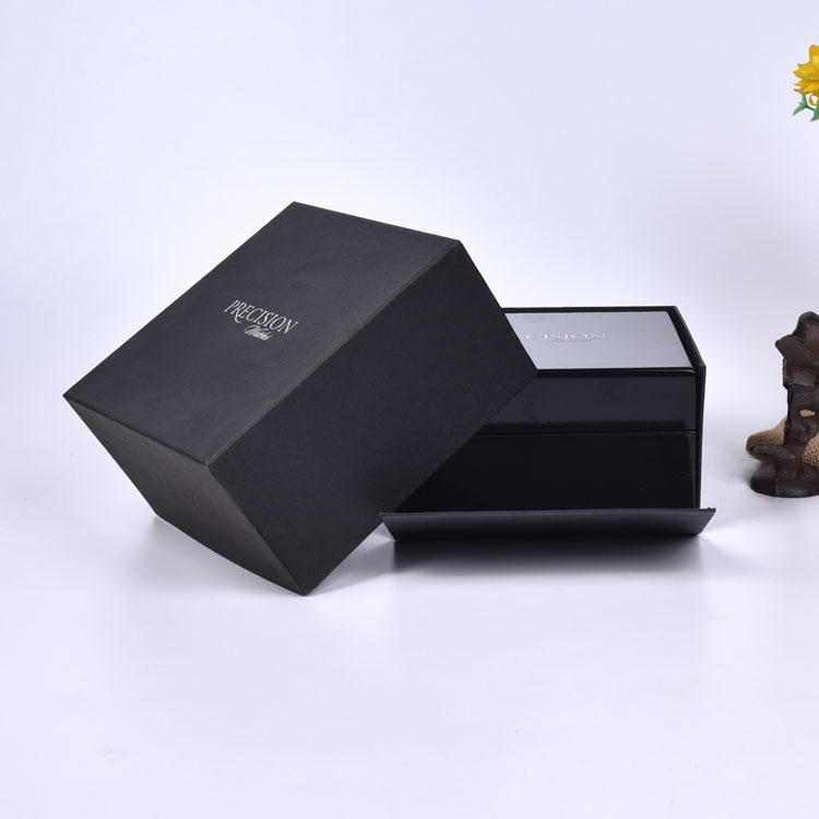 Wooden Box Packaging factory cus Premium Custom Logo Glossy Wood Watch Packaging Box