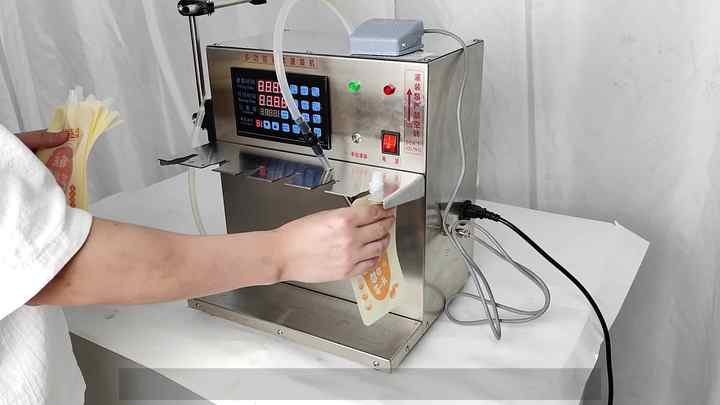 ZX-618 Semi-automatic Desktop Milk Juice Beverage Liquid Pouch