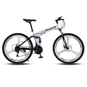 Disc Brakes Multiple Colors Qinnyo Mountain Bikes 24 Inch Lightweight Mini Folding Bike Small Portable Bicycle Adult Student Variable Speed Bicycle Aluminum Frame