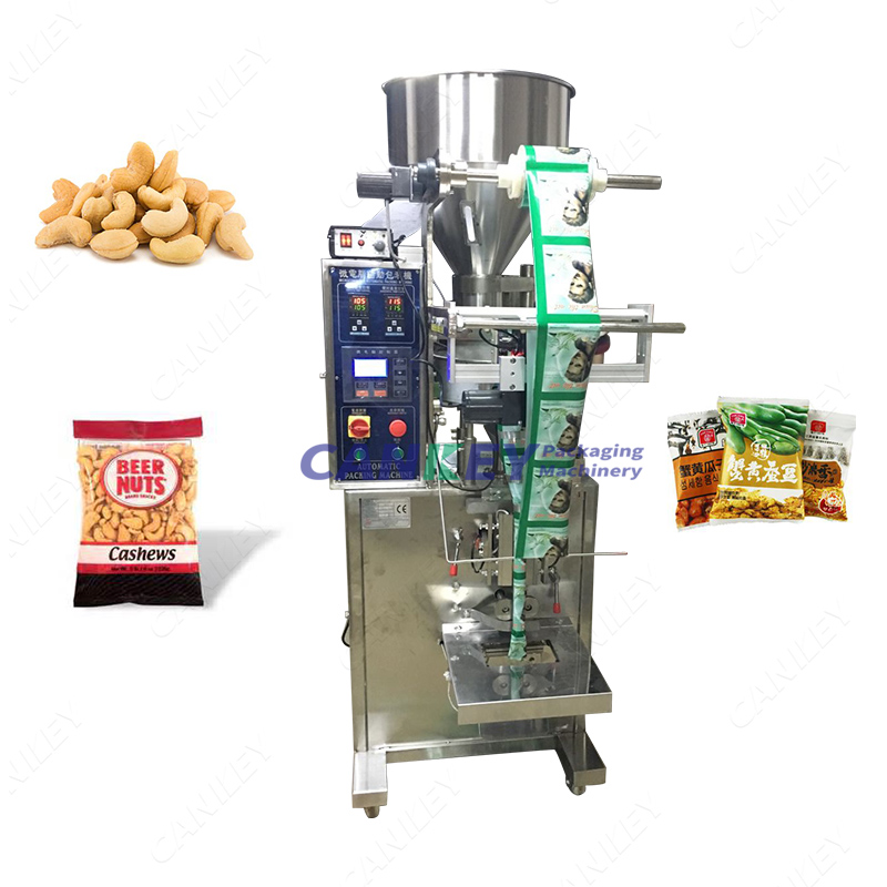 Автоматическая вертикальная упаковочная машина для заполнения азотных форм для кофе, зерен, миндаля, сухофруктов