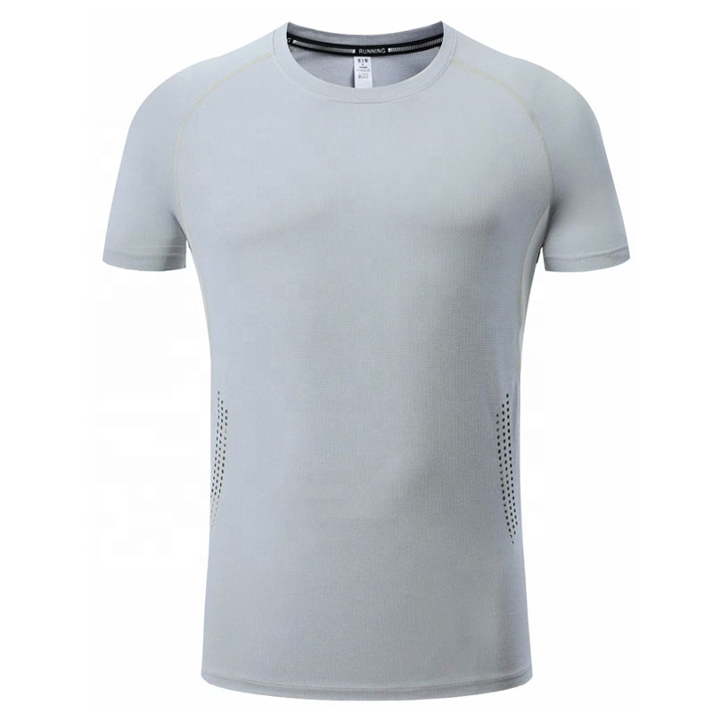 Мужские быстросохнущие облегающие топы, футболка для фитнеса, тренажерного зала