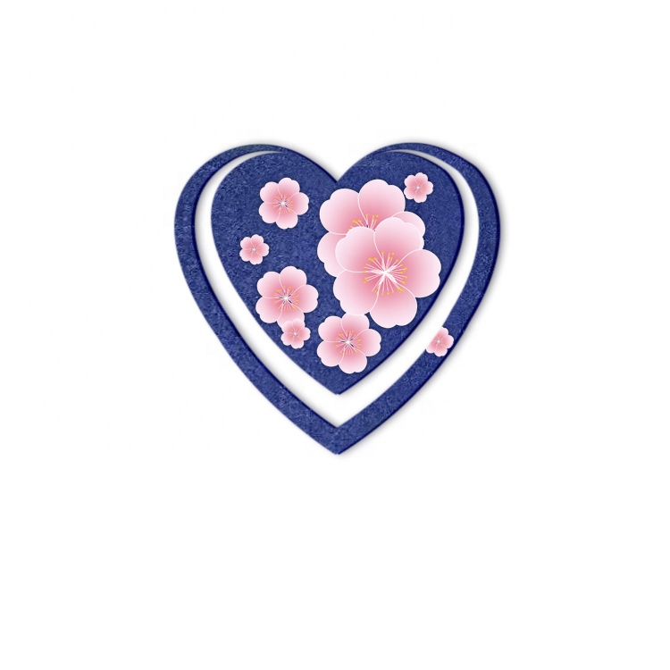 В форме сердца фетр Закладка персонализированные Шарм искусство Найти Мои закладки