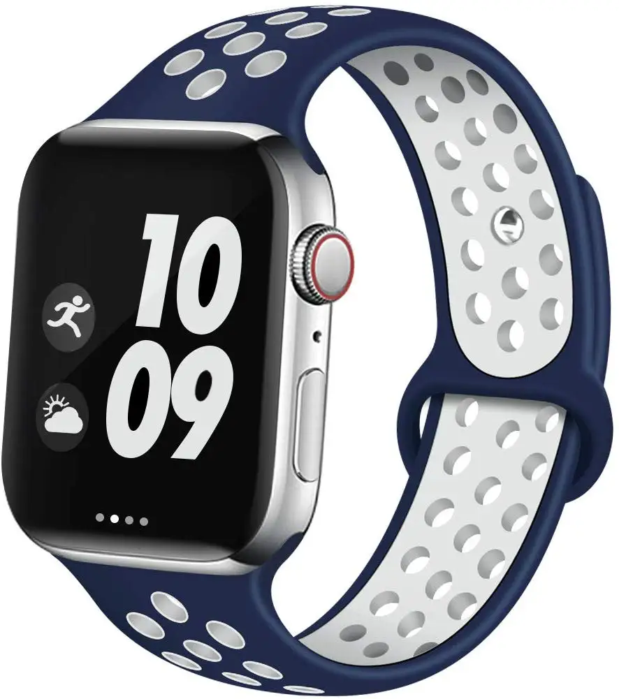 Силиконовый ремешок на заказ для iwatch 1/2/3/2021, мягкий спортивный ремешок из ТПУ, ремешок для Apple smart watch 38/40/4/5, резиновый ремешок, 42/44