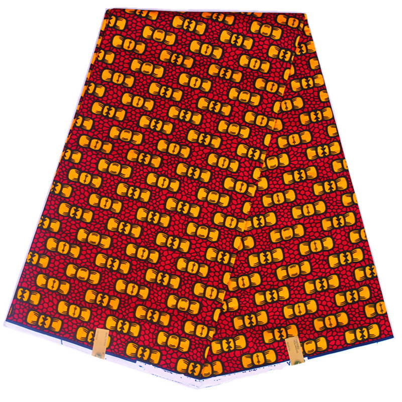 Золотой поставщик, китайская фабрика, Африканский хлопок, настоящая восковая печать, ткань в голландском стиле, двор