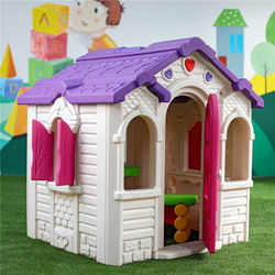Safe plastic play house for kids, kids playground houses indoor plastic play house