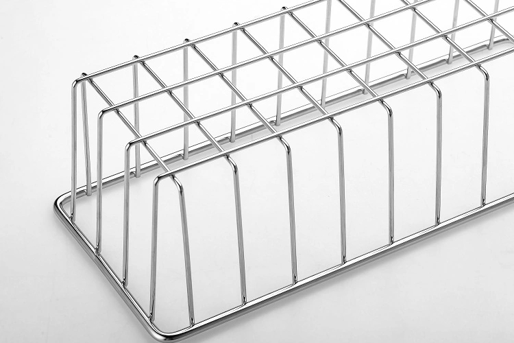 Nordic Silver 304 Ss Metal Wire Basket With Handle For Fruit Storage