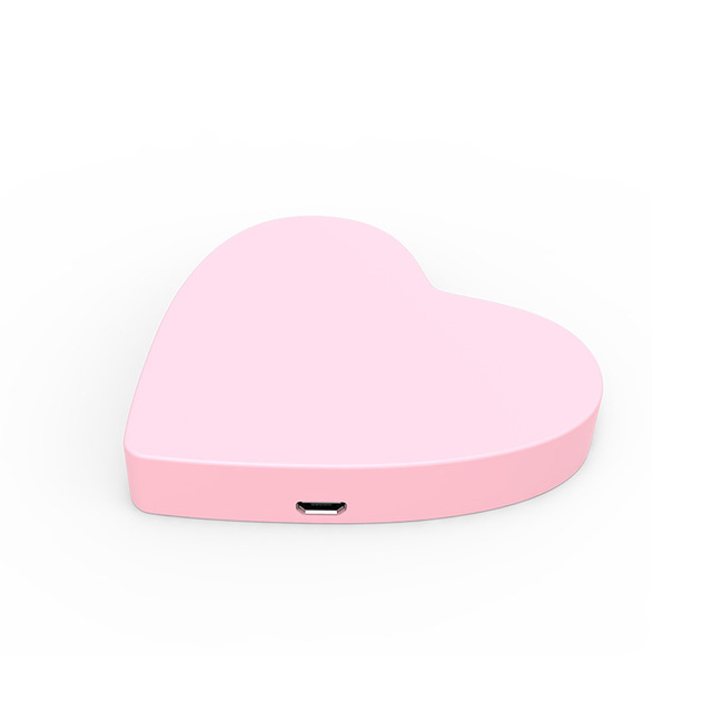 Настраиваемый логотип и форма 5 Вт ПВХ qi Беспроводная зарядная подставка