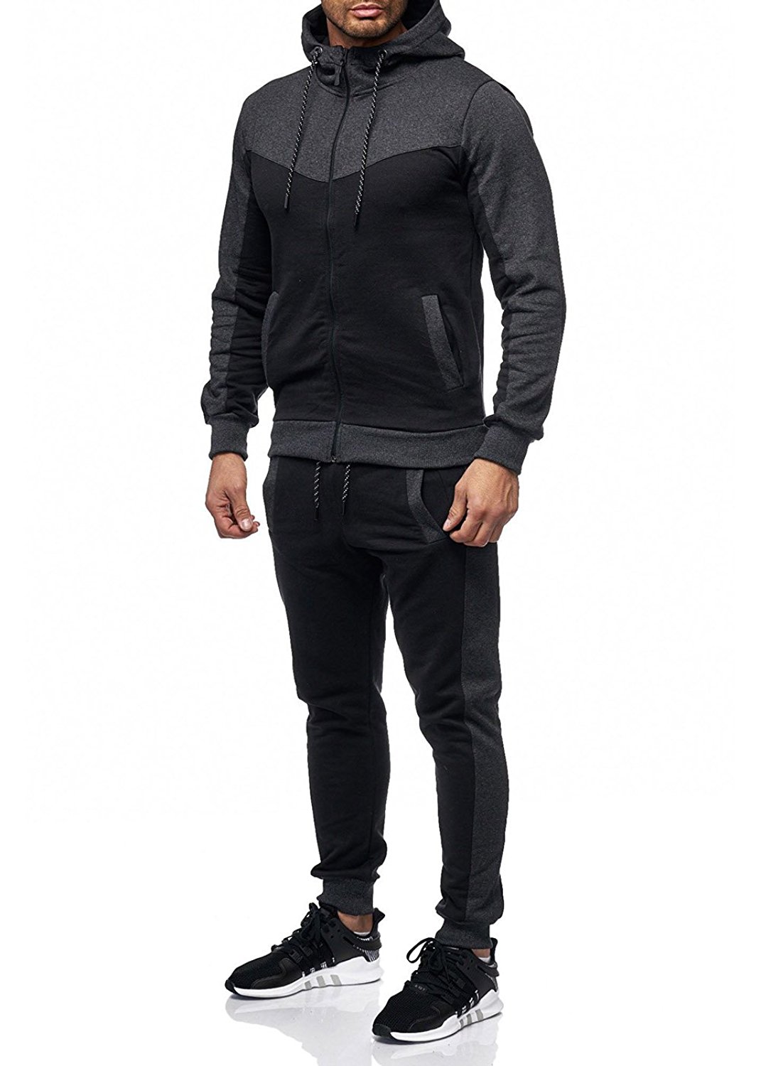 Men's Tracksuit Sports Suit Hoodie Clothes Running Jogging Sport Wear