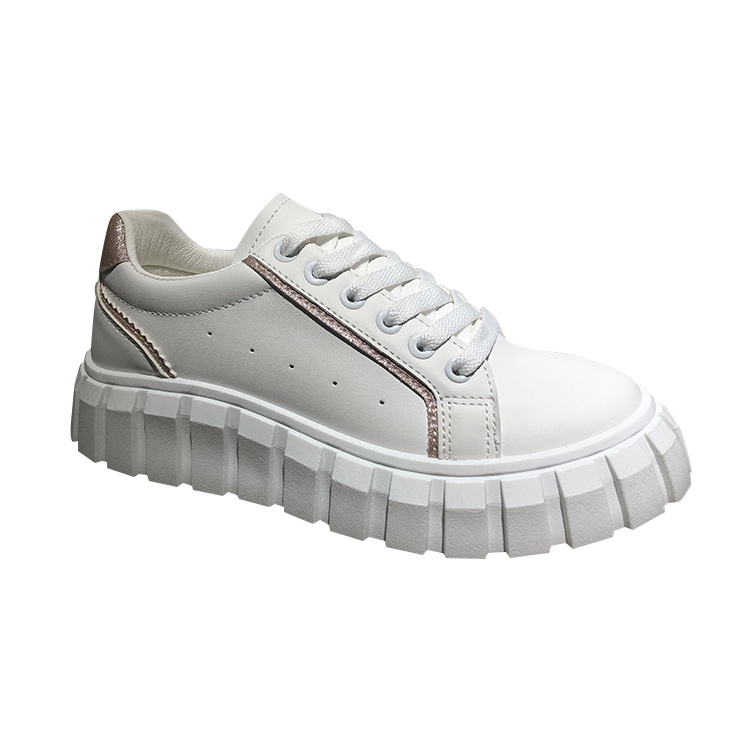 Недорогие модные женские белые кроссовки из искусственной кожи на заказ; Белые женские кроссовки; Женские белые кроссовки