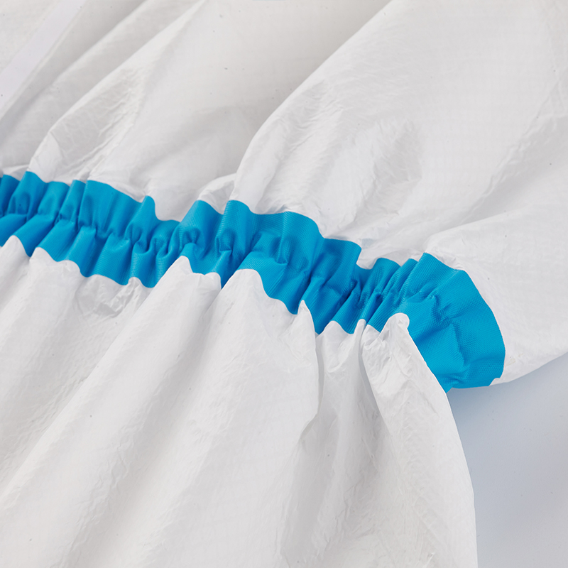 個人的な医学の保護プロダクト5/6の化学抵抗力がある使い捨て可能なつなぎ服医学テープ3xl 4xl 5